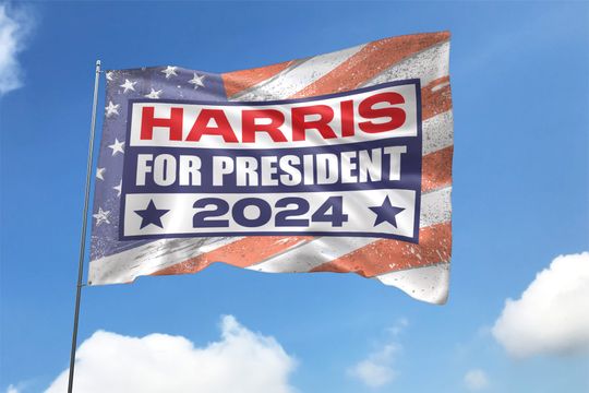 Discover 2024 Kamala Harris Let's Finish The Job Flag, President Kamala Harris 2024 Flag D1JY18