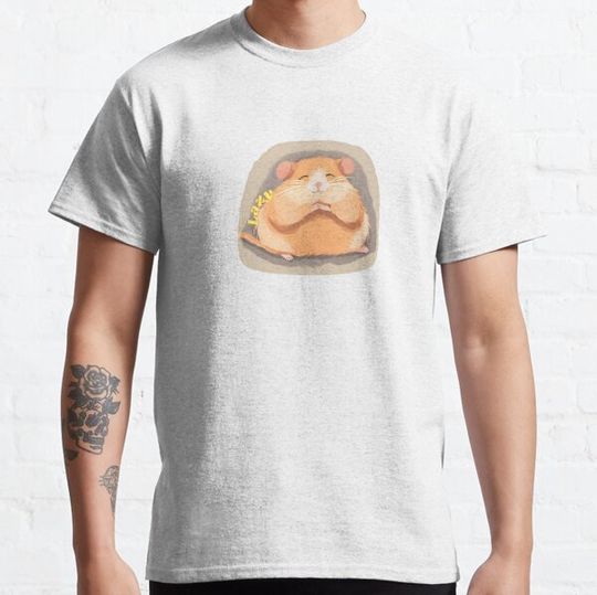 Discover “Lazy Hamster Haven T-Shirt – Cute and Comfy for Animal Lovers”