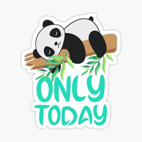 Discover Lazy panda,lazy day for lazy moments in our life.