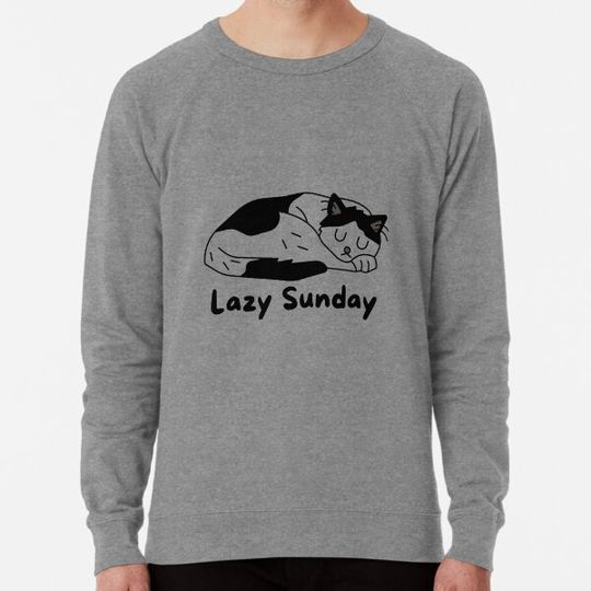 Discover Lazy Sunday Cat Design