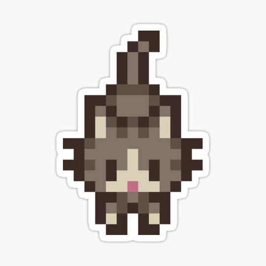 Discover Stardew Valley Grey/Gray Cat Standing