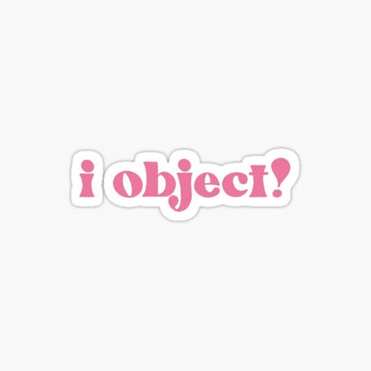 Discover i object / lawyer humor