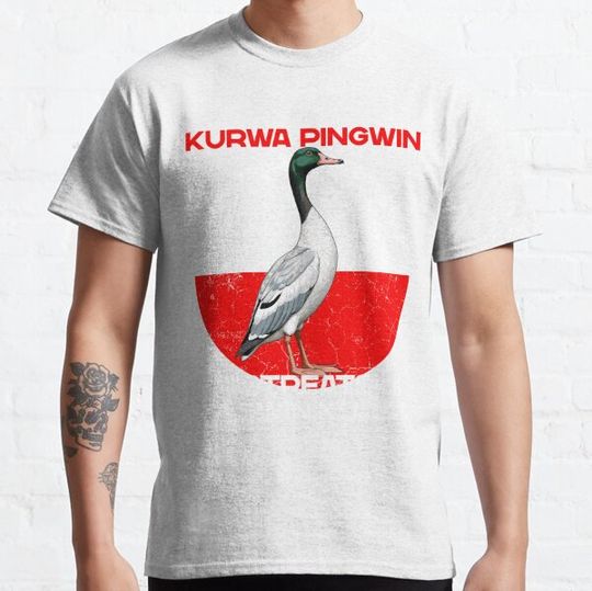 Discover Pingwin Kurwa Polish Meme Funny Saying