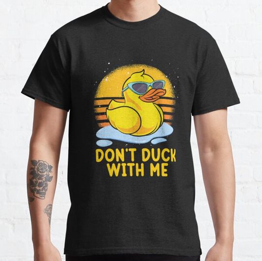 Discover Funny Duck Don't Mess With Me Shirt