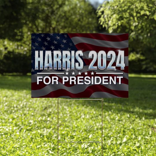 Discover Kamala Harris 2024 Yard Sign