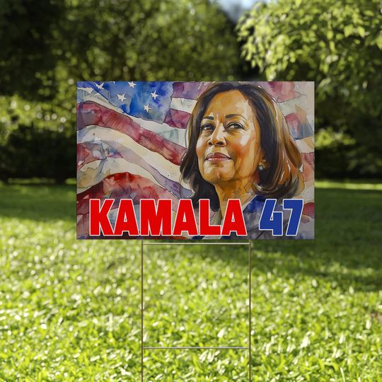 Discover Kamala Harris 2024 Yard Sign