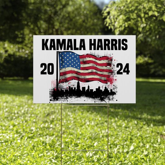 Discover Kamala Harris 2024 Yard Sign