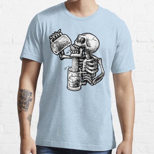 Discover Drunk skull Classic T-Shirt