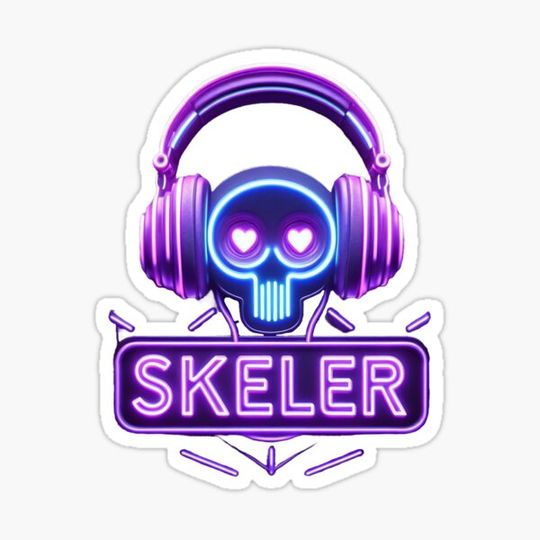 Discover Skeler - neon skull