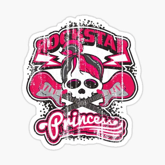 Discover Rockstar Princess Shirt | Cute Girls Rockers