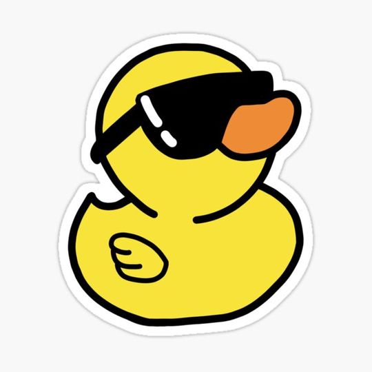 Discover Rubber duck with shades