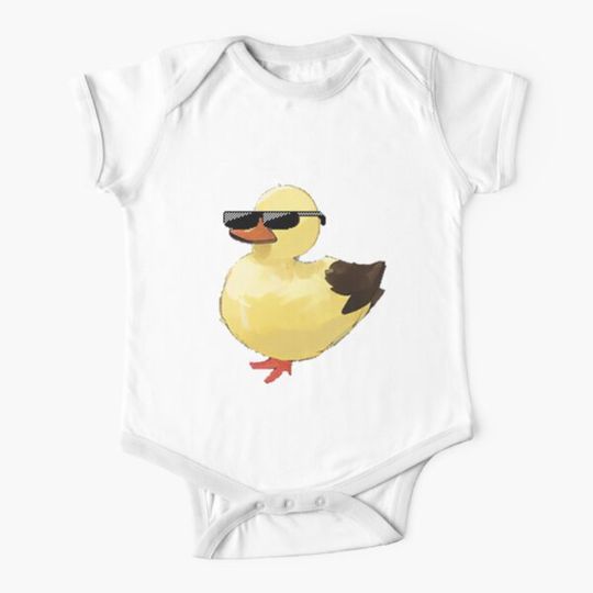 Discover Yellow Duck with Sunglasses Funny Cutething