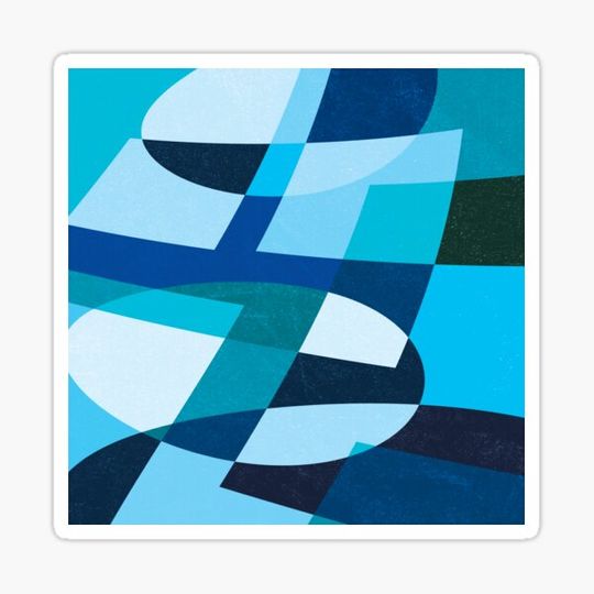 Discover Abstract In Blue