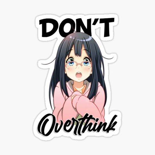 Discover The Best Don't overthinking Fitted Scoop, Overthinking Kills Your Happiness Funny Gift