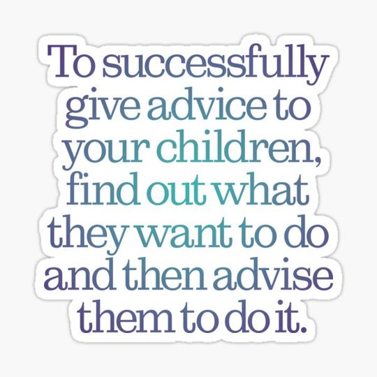 Discover To successfully give advice to your children… v.1