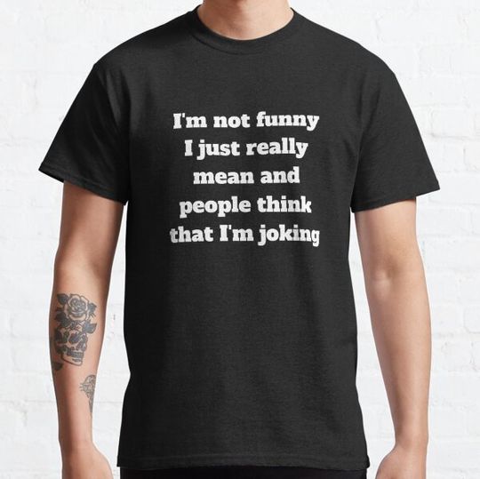 Discover I'm not funny. Gift idea for girlfriend and boyfriend for Christmas new year