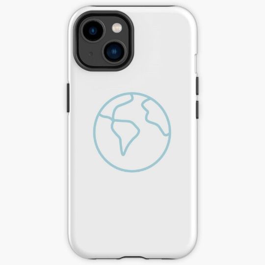 EARTH OUTLINE (LIGHT BLUE)