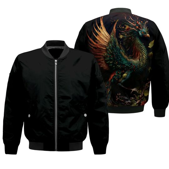 Discover Phoenix Unisex Bomber Jacket