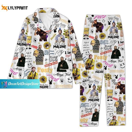 Discover Post Malone Pajamas, Post Malone Pyjamas, Posty Howdy Night Pajamas