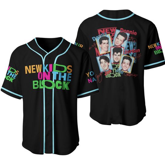 Discover Custom New Kids  on The Block Baseball Jersey