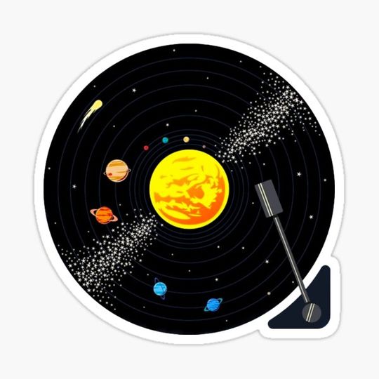 Discover Cosmic record - planets vinyl