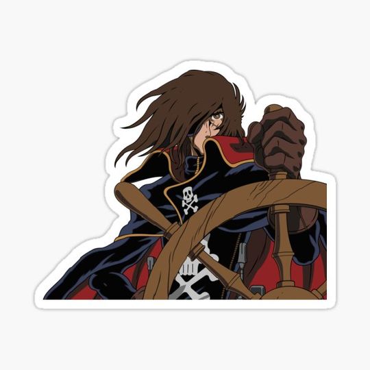 Discover Harlock Sticker