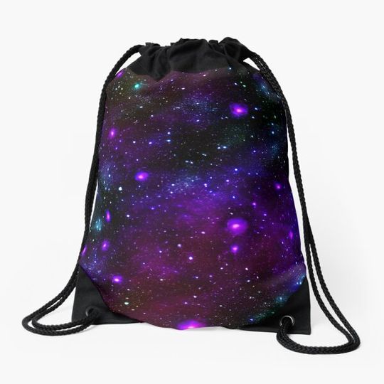 Discover Dark Neon Galaxy Pattern