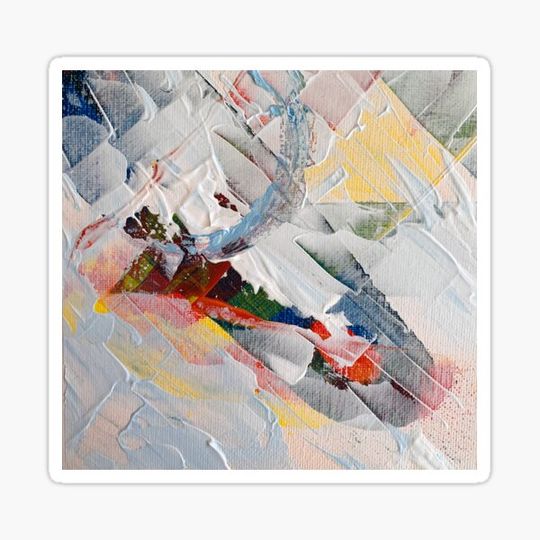 Discover Abstract - White, Blue, Grey, Yellow, Red