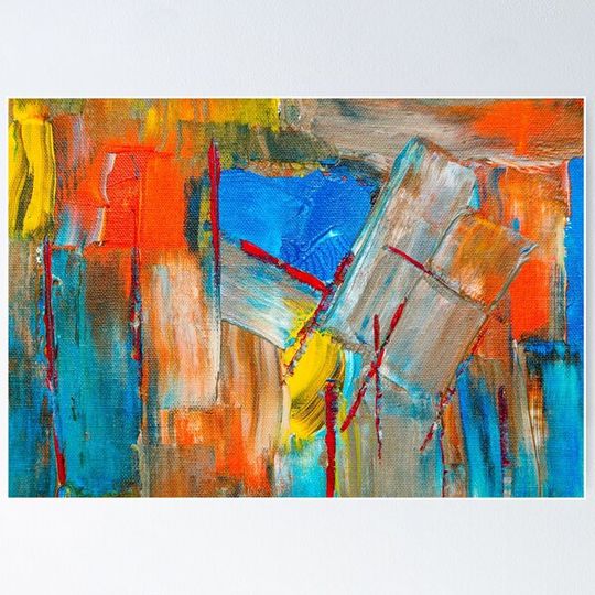 Discover Bold Abstract Oil Painting