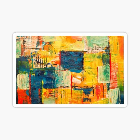 Discover Modern Colorful Art Painting