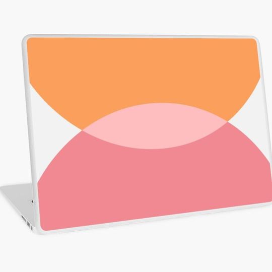 Discover Pink and orange abstract Mid Century circles