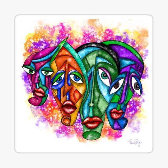 Discover Abstract Faces - Abstract Art