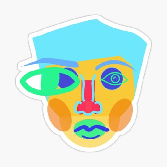 Discover Abstract Male Face