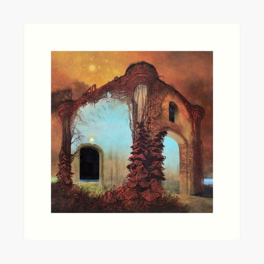 Discover Untitled (The House) by Zdzislaw Beksinski