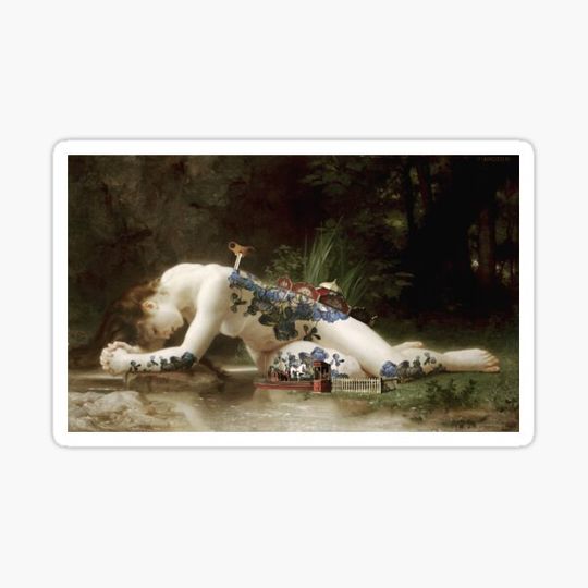 Discover carousel woman, surrealism