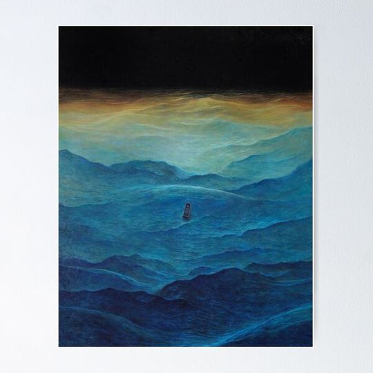 Discover Untitled (Waves) by Zdzislaw Beksinski