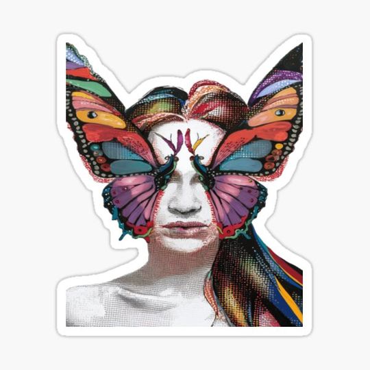 Discover girl butterfly