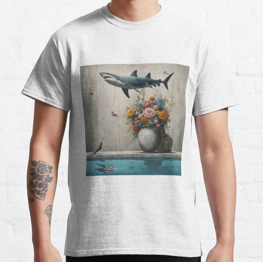Discover Flying shark and flowers