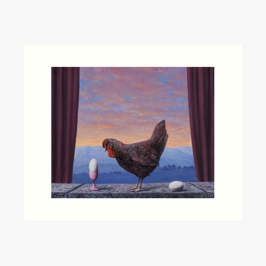 Discover Vintage Art By Rene Magritte, 1898-1967, Belgium, Surrealism Art