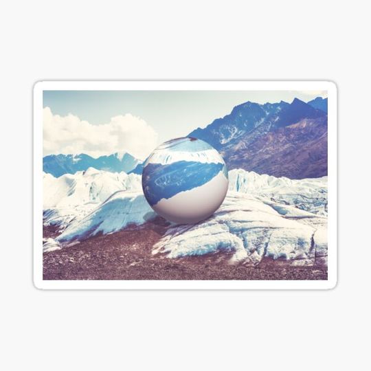 Discover Mirrored Sphere on an Alaskan Glacier | Surreal Landscape Photography