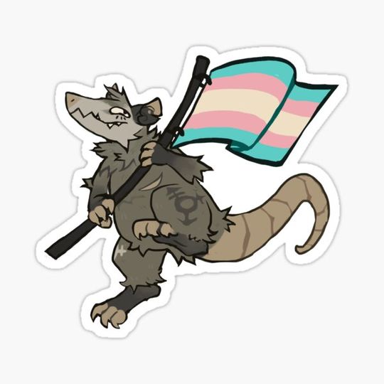 Discover Trans Rights Opossum