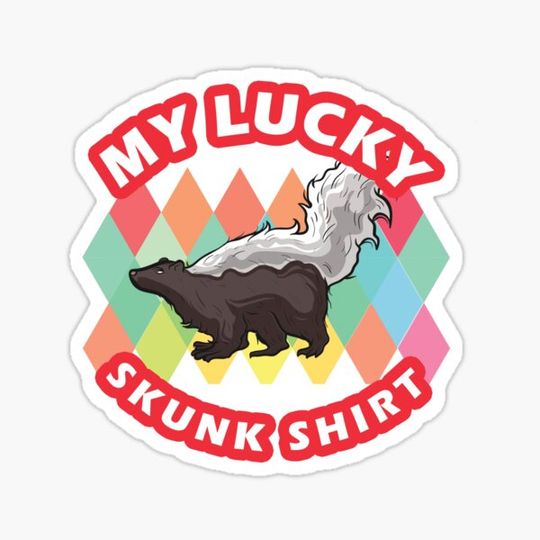 Discover My Lucky Skunk Shirt Unique Animal