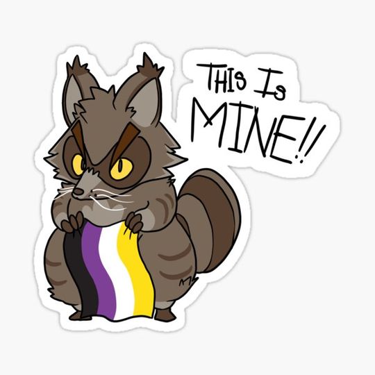 Discover Pride Trash Panda - Non-Binary