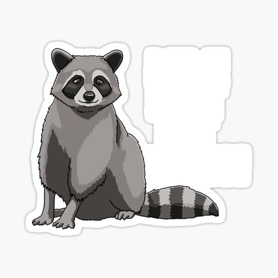 Discover Live Fast Eat Trash Raccoon