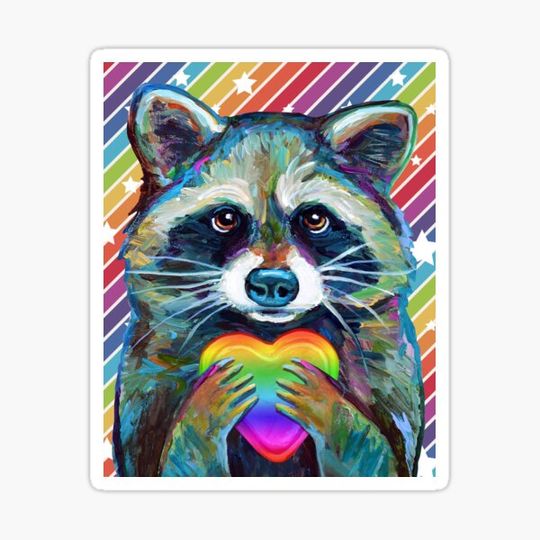 Discover RAINBOW PRIDE RACCOON