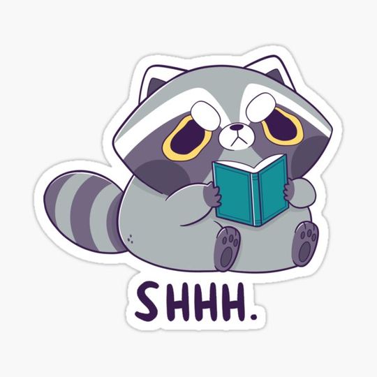 Discover Angry raccoon reading