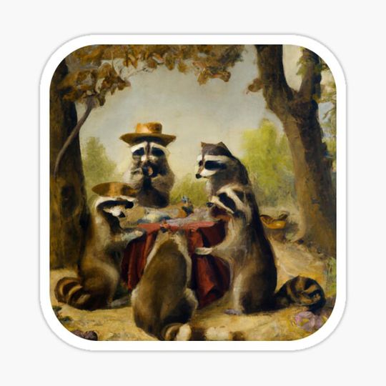 Discover raccoon picnic