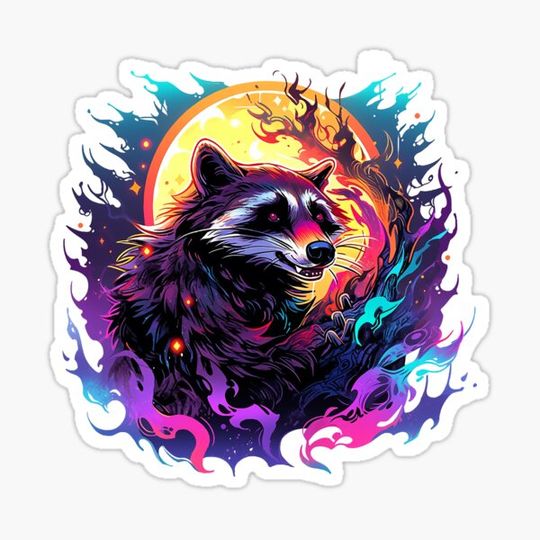 Discover raccoon trash panda wild animal