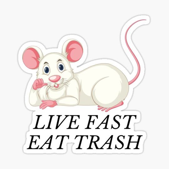 Discover live fast eat trash