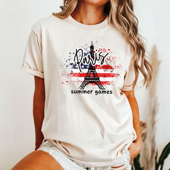 Discover Paris Summer Games Shirt, France Travel Tee, 2024 Summer Games Tee